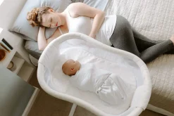 Bassinets-Halo BassiNest Swivel Sleeper (Essentia) Nautical