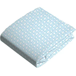 Bassinet Sheets-Kushies Bassinet Fitted Sheet Flannel (Print)