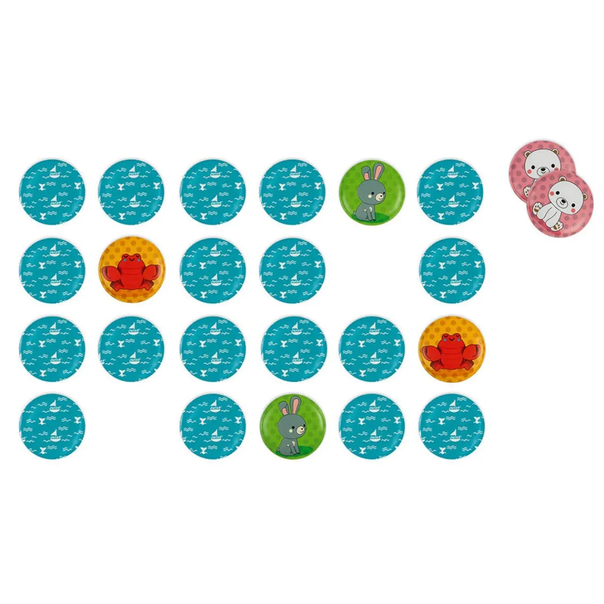 Memory Games|Flash Cards-Janod Bath Memory Game