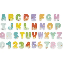 Play + Learn Toys|Bath Toys-Janod Bath Time Letters & Numbers