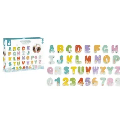 Play + Learn Toys|Bath Toys-Janod Bath Time Letters & Numbers
