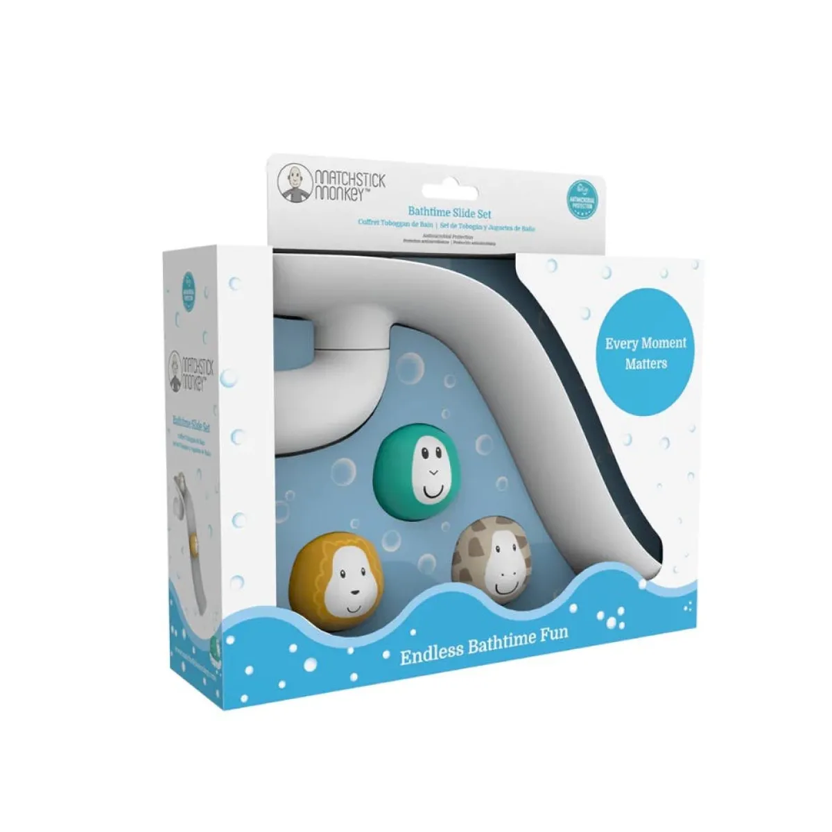 Bath Toys-Matchstick Monkey Bathtime Slide Set