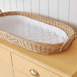 Changing Pads + Covers|Change Trays + Pads-Olli Ella Bayu Changing Basket Straw