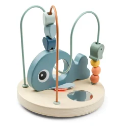 Wooden Toys|Play + Learn Toys-Done By Deer Bead Maze Wally Blue