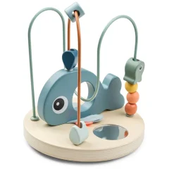 Wooden Toys|Play + Learn Toys-Done By Deer Bead Maze Wally Blue