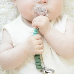 Pacifier Clips|Pacifiers + Clips-Bella Tunno Beaded Pacifier Clip