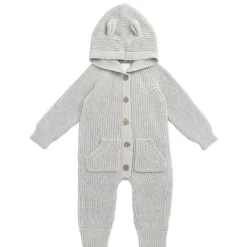 Rompers-Jamie Kay Bear Knit Onepiece