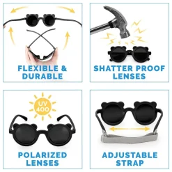 Sunglasses-Jan & Jul Bear Polarized Kids Sunglasses