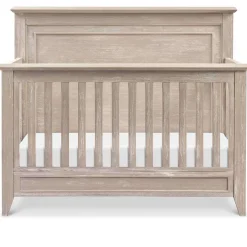 Convertible Cribs-Monogram by Namesake Beckett Flat Top 4-in-1 Crib (Rustic)