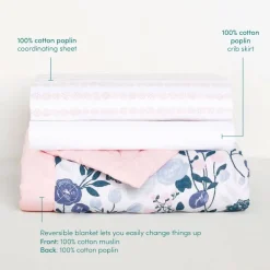 Crib Bedding Sets-aden + anais essentials Bedding Set (3 Piece)