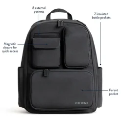 Diaper Bags-Itzy Ritzy Belong Utility Diaper Backpack