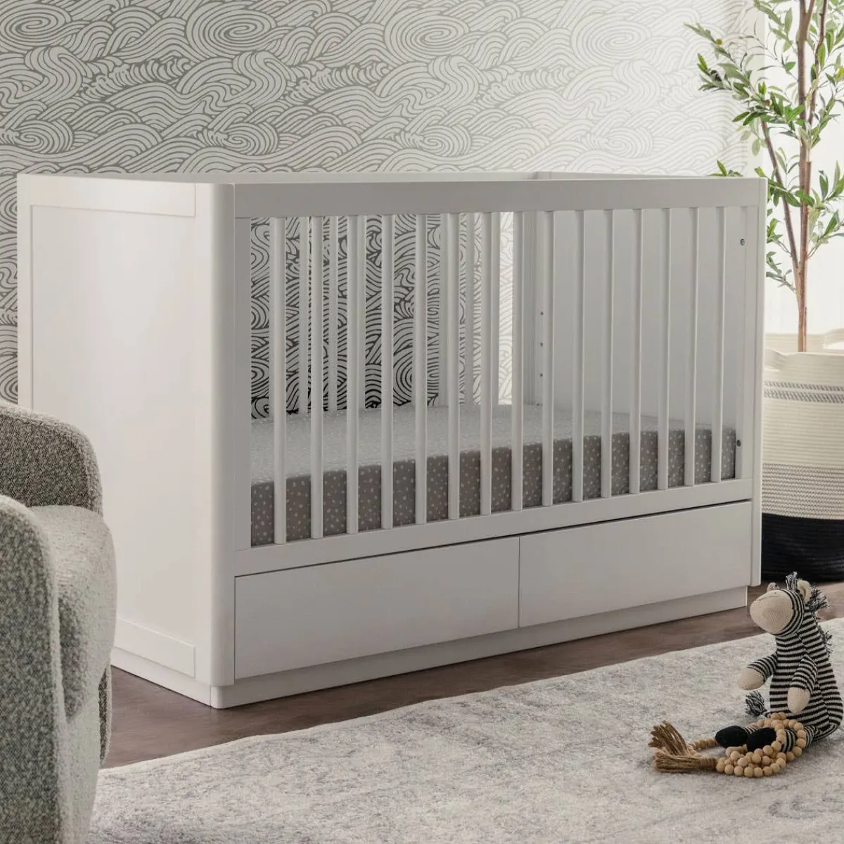 Wck Exclusive Furniture|Convertible Cribs-Babyletto Bento 3-in-1 Storage Crib