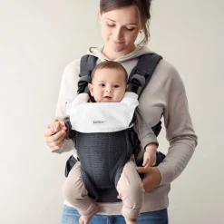 Teething Bibs|Baby Carriers-BABYBJÖRN Bib for Carrier Harmony Natural White