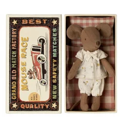 Plush Animals-Maileg Big Sister Mouse in Matchbox