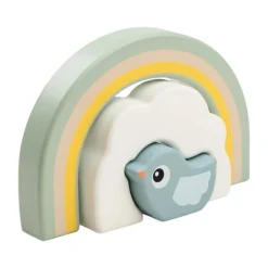 Wooden Toys|Stack + Nest Toys-Done By Deer Birdee Stacking Tunnel