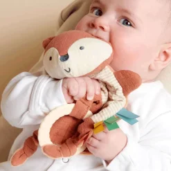 Loveys|Stroller Toys-Itzy Ritzy Bitzy Crinkle Sensory Toy with Teether
