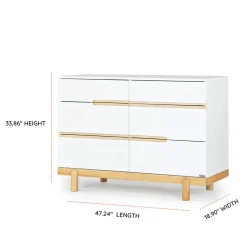 Dressers-dadada Bliss 6 Drawer Dresser