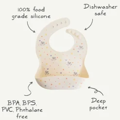 Bibs + Burps-Mushie Bluey Silicone Bib