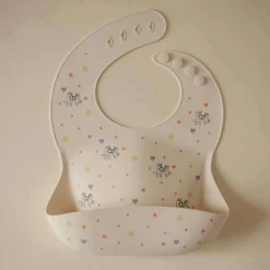 Bibs + Burps-Mushie Bluey Silicone Bib