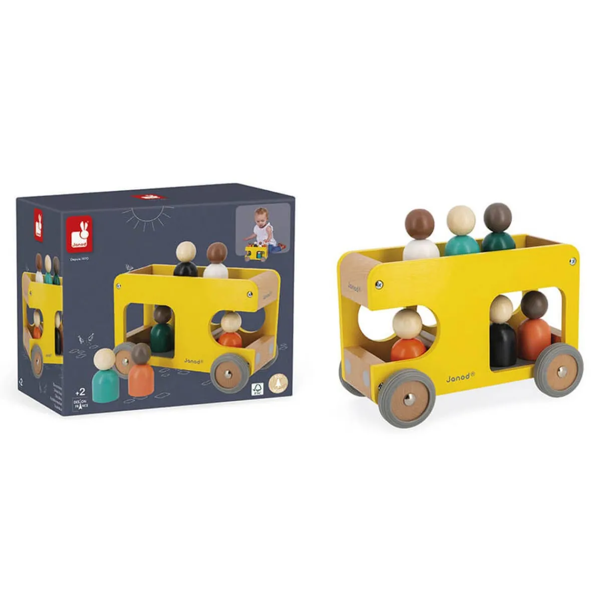 Cars + Trucks|Pretend Play-Janod Bolid School Bus