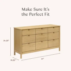 Dressers-Babyletto Bondi 9 Drawer Dresser