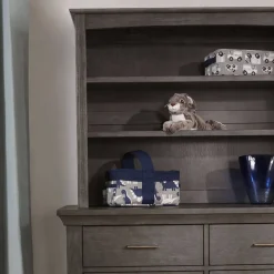 Bookshelves-Pali Bookcase Hutch (Distressed)