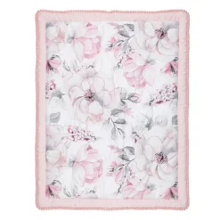 Crib Bedding Sets-Lambs & Ivy Botanical Baby 4 Piece Crib Set