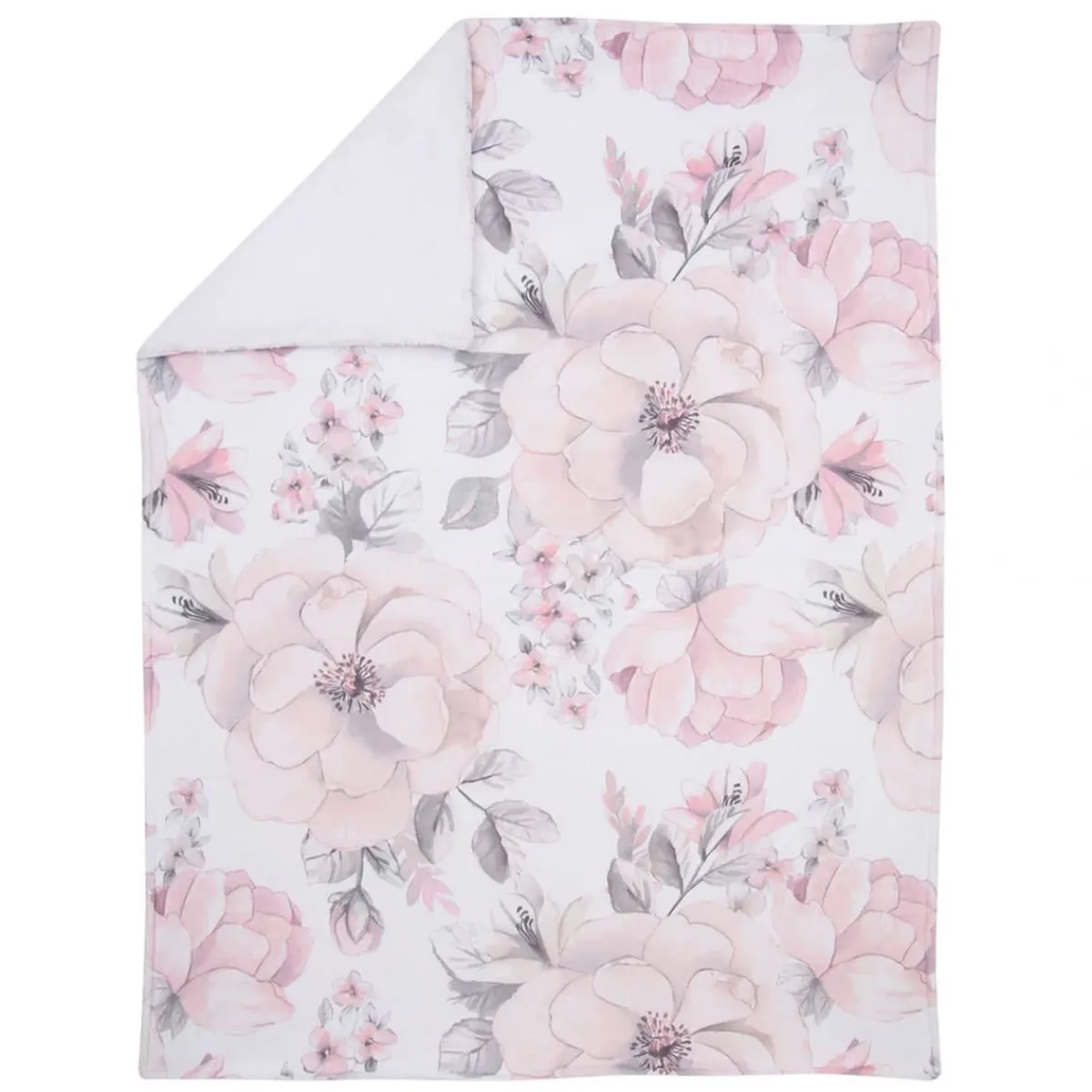 Blankets-Lambs & Ivy Botanical Baby Sherpa Blanket