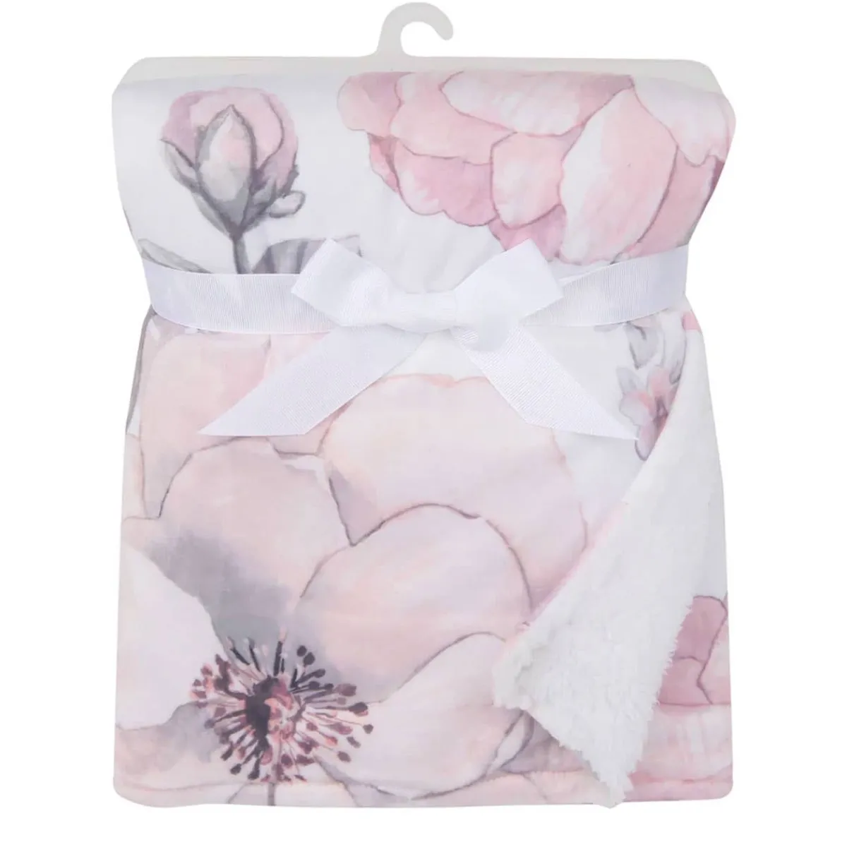 Blankets-Lambs & Ivy Botanical Baby Sherpa Blanket