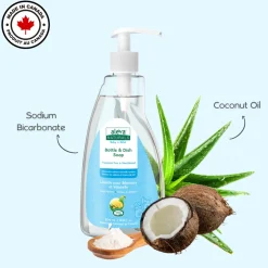 Cleaning Products-Aleva Naturals Bottle & Dish Liquid - Fragrance Free (500 mL)