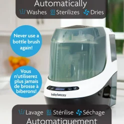 Bottle Sterilizers-Baby Brezza Bottle Washer Pro