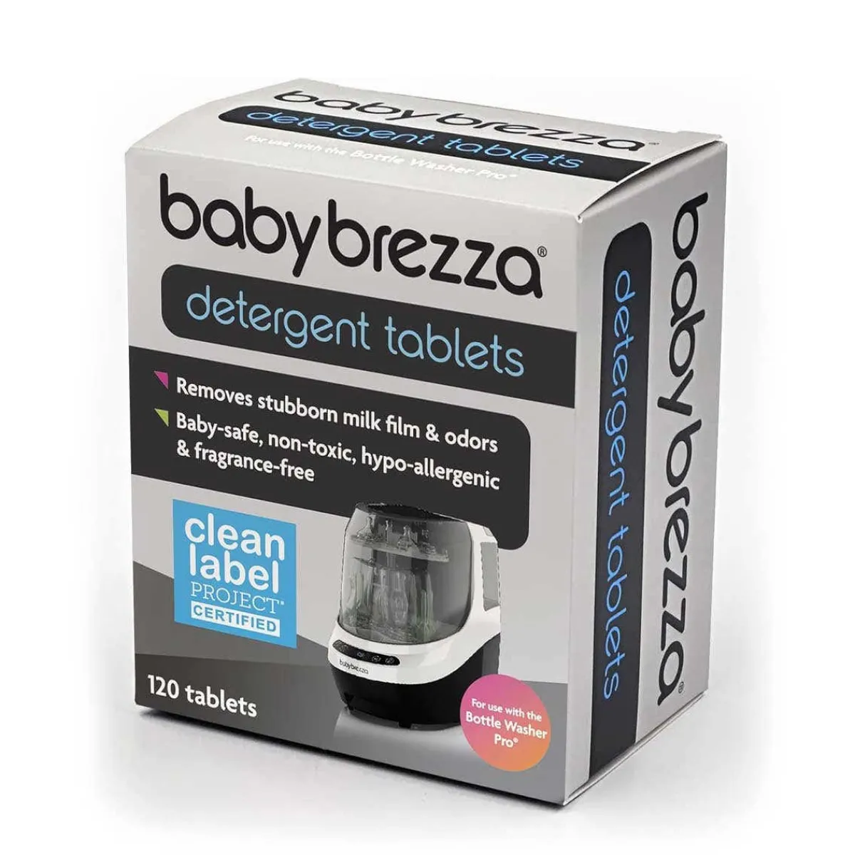 Cleaning Products-Baby Brezza Bottle Washer Pro Detergent Tablets (120 tabs)