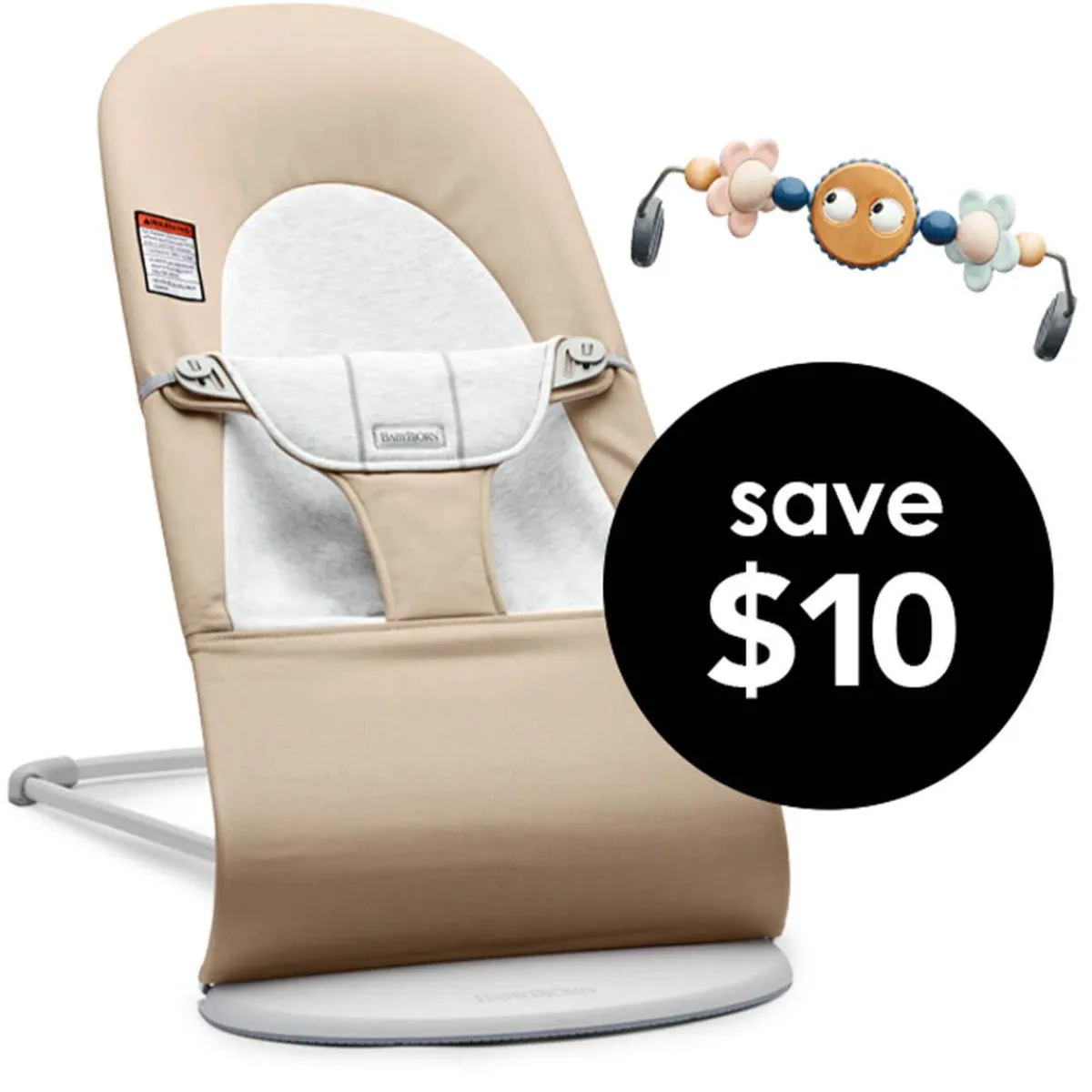 Bouncers-BABYBJÖRN Bouncer Balance Soft Bundle (Woven/Jersey)