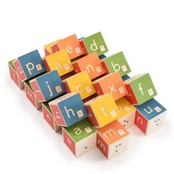 Wooden Toys|Blocks + Shape Sorters-Uncle Goose Braille ABC Blocks