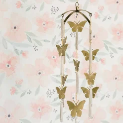 Wall Decor|Mobiles-Crane Baby Brass Ceiling Hanging