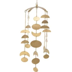 Wall Decor|Mobiles-Crane Baby Brass Ceiling Hanging