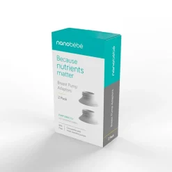 Breast Pumps + Accessories-Nanobebe Breast Pump Adaptor (2 Pack)