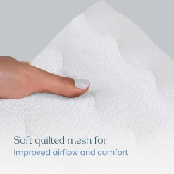 Crib Mattress Protection-Halo Breathable Crib Mattress Cover