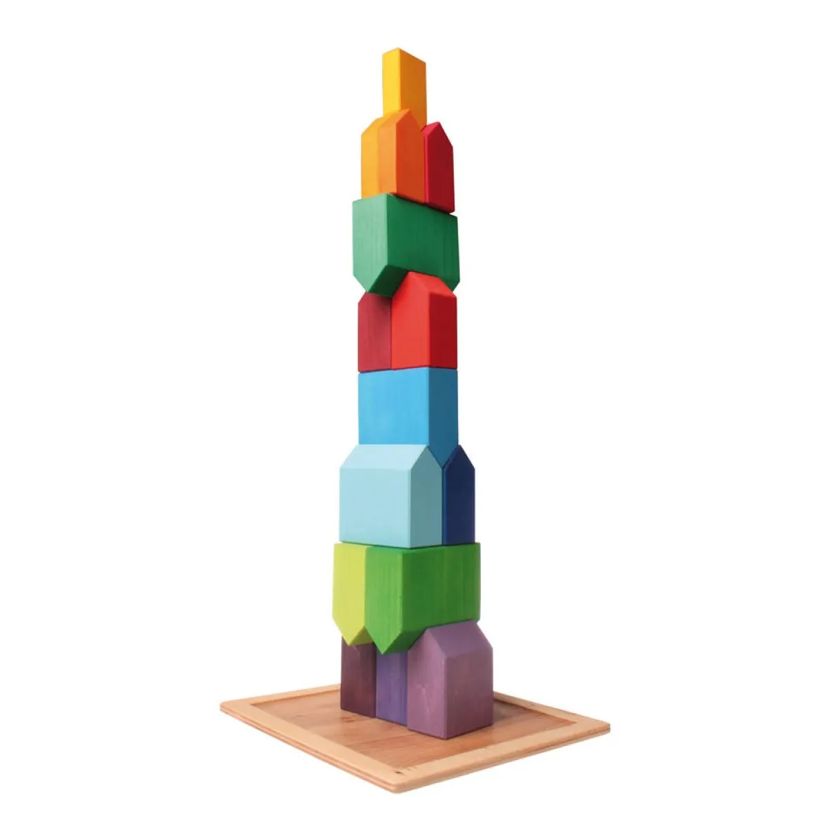 Wooden Toys|Play + Learn Toys-Grimm's Building House Set (Small)