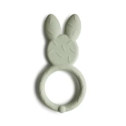 Teethers|Pacifiers + Clips-Mushie Bunny Teether Sage