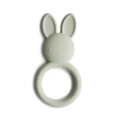 Teethers|Pacifiers + Clips-Mushie Bunny Teether Sage