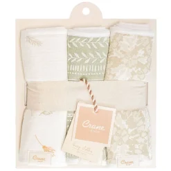 Bibs + Burps-Crane Baby Burp Cloth (3 Pack)