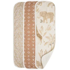 Bibs + Burps-Crane Baby Burp Cloth (3 Pack)