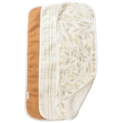 Bibs + Burps-Crane Baby Burp Cloth (3 Pack)