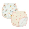 Bibs + Burps-LouLou Lollipop Burp Cloth (2 Pack)