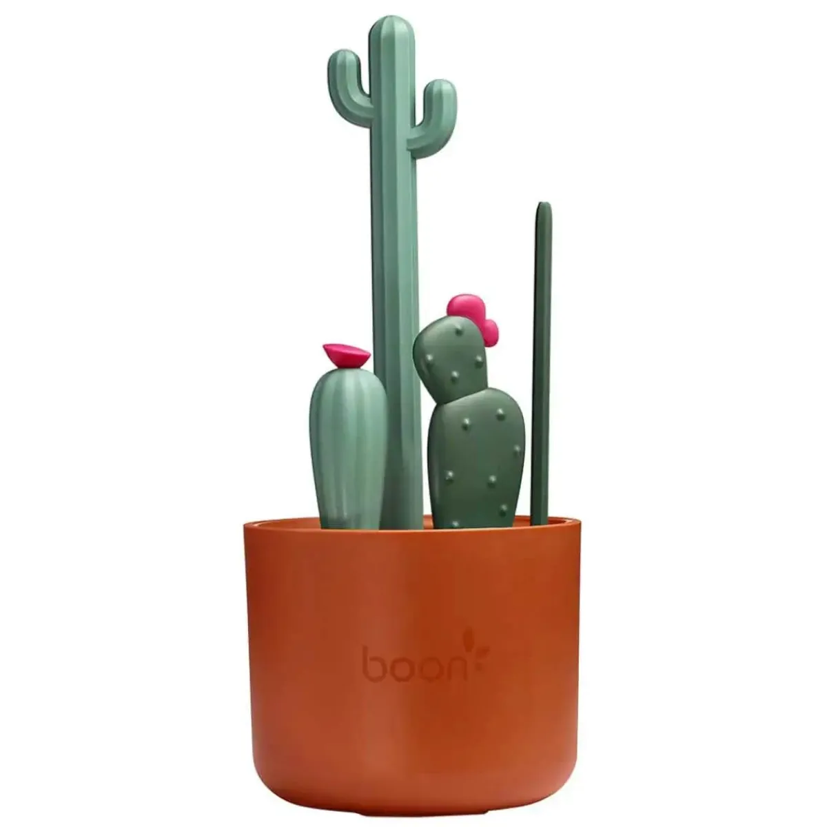 Bottle Brushes + Drying Racks-Boon Inc. Cacti Brush Set