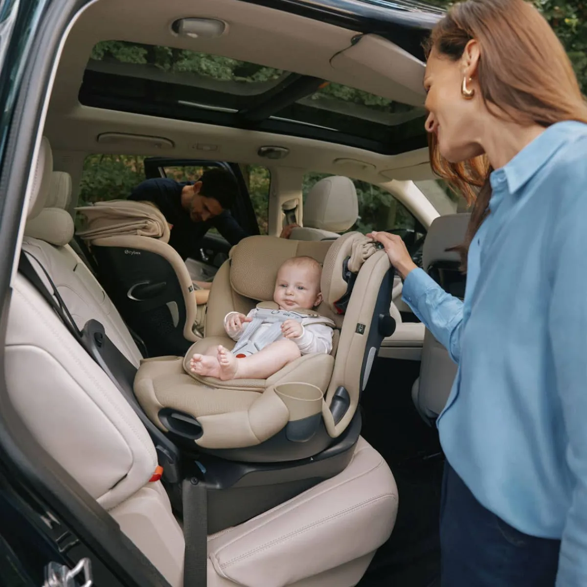 Soft Soles|Perforated Sneakers-Cybex Callisto G 360 Car Seat - Nightfall Black