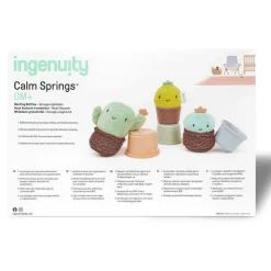 Plush Rattles + Teethers|Rattles-Ingenuity Calm Springs Nesting Rattles