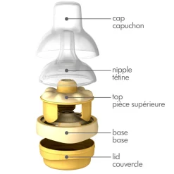 Nipples + Bottle Accessories|Breastmilk Storage Systems-Medela Calma Solitaire Nipple
