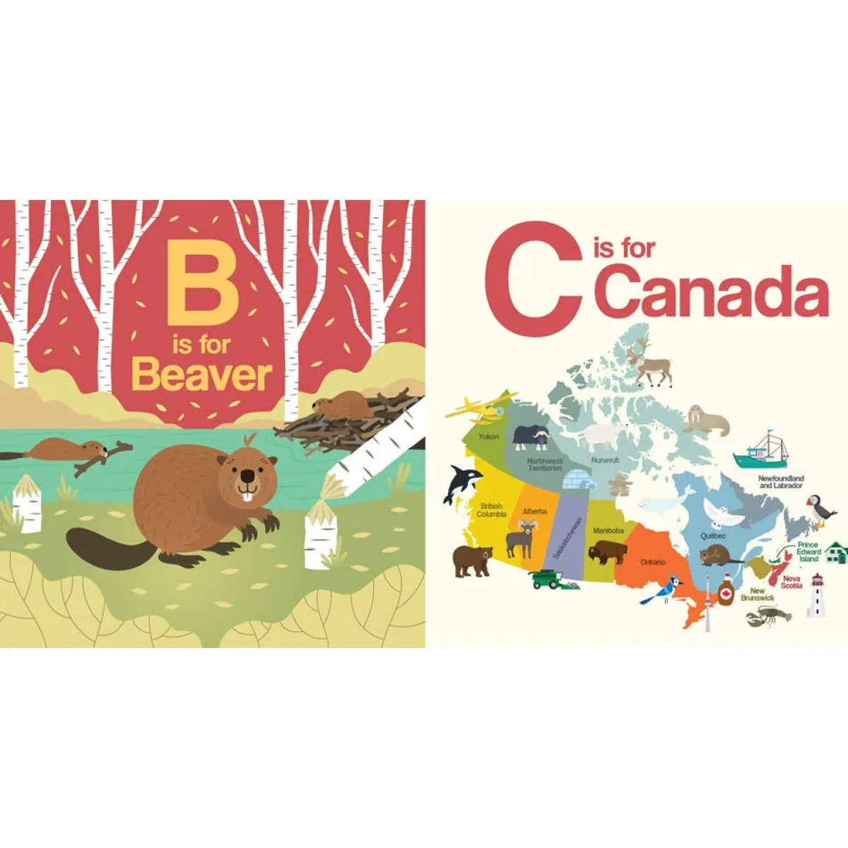 Board Books-Harper Collins Canada ABC Board Book